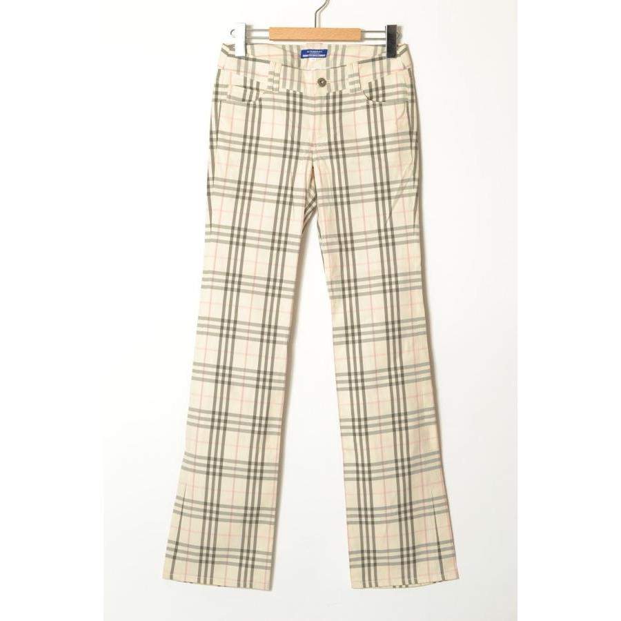 BURBERRY BLUE LABEL ノバチェック size34 フルレングス-