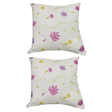 J&N 花語系列抱枕 2個  45 x 45cm  粉色