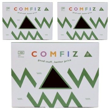 COMFIZ 康菲 3D兒童醫療口罩 7-12歲適用  30片  3盒  侏儸紀世界 綠色