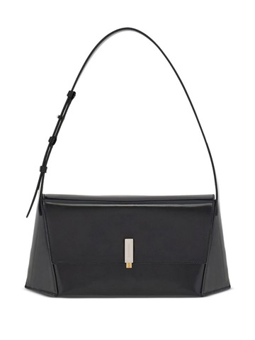 Ferragamo - Geometric leather shoulder bag - women - CALFSKIN/Lambskin - One Size - Black