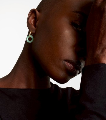 Mateo 14kt gold (585/1000) earrings with jade