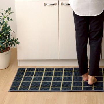 日本 IKEHIKO池彥 藺草腳踏墊CollectionOne 日本製造高品質 - 摩登灰點