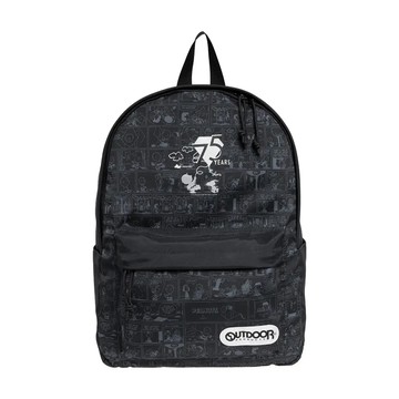 史努比SNOOPY-75週年後背包-大-黑