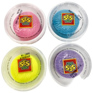 SES幼兒DIY快樂創意黏土 荷蘭益智玩具 天然玉米澱粉  1組  90g