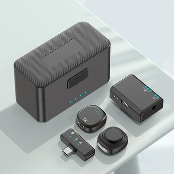 2025新款相機款磁吸無線領夾麥克風手機相機直播錄音專用無線話筒【宜家良品百貨】