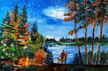 情侶畫原創藝術油畫牆面裝飾