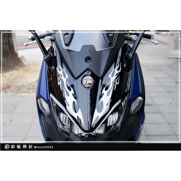 彩貼藝匠 TL 500／TL 508（通用）大盾拉線 A013（一對）3M反光貼紙 ORACAL螢光貼 拉線設計 裝飾