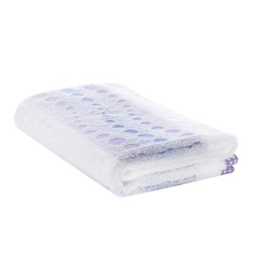 日本桃雪 今治水泡泡浴巾 輕薄速乾小水玉圖案 63x120cm  薰風紫  1條