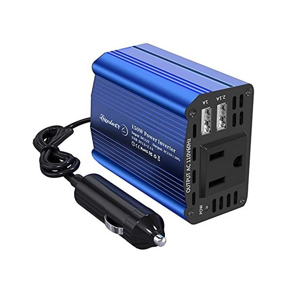 Lst 12v 150wカーインバーター コンバーター Dc12vをac100vに交換 修正正弦波 車載充電器 Usb給電2口 Ac100vコンセント 通販 Lineポイント最大0 5 Get Lineショッピング
