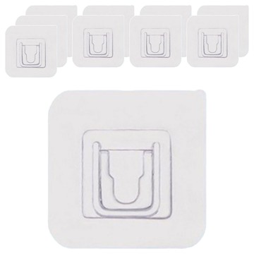 母扣 凹 10入 X5組  透明  10包