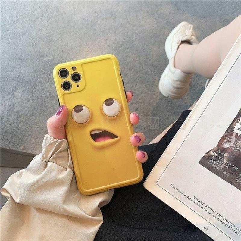 Iphone8plusケース Iphone7plusケース面白いおもしろい韓国可愛いかわいいおしゃれオシャレお洒落モンスターiphoneケース人気iphonese2黄色 出荷