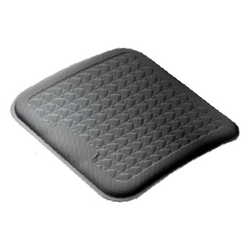 透氣涼感座墊 3D凸點 久坐不累 Q彈減壓 車用/居家/辦公室 高分子聚合物內芯 37*37/44*44公分  烏黑色  1個