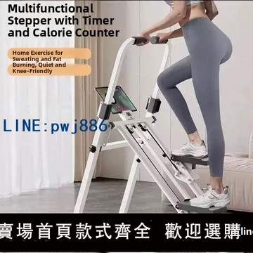 【台灣公司 可打統編】多功能爬樓機健身家用原地踏步機室內跑步腳踏登山機暴汗運動器材