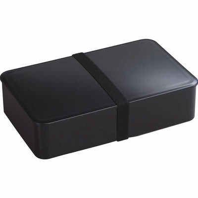 入学内祝い 365methods シンプルランチボックス ブラックL（1000ml）箸・スプーンセット