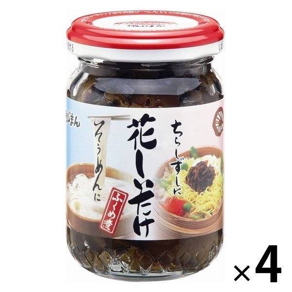 磯じまん磯じまん 花しいたけ ふくめ煮 105g 1セット（4個） 瓶詰 佃煮