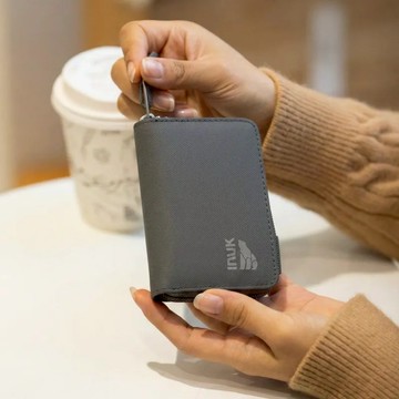 【INUK】全境防水 機能卡夾包 | Water_Shed Card Holder 碳素灰