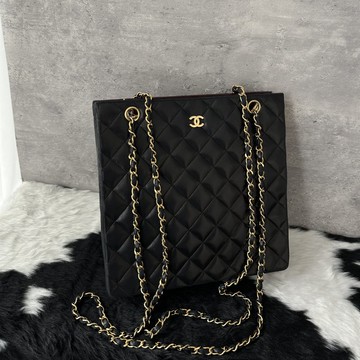 Chanel 香奈兒 長鍊菱格 肩背包