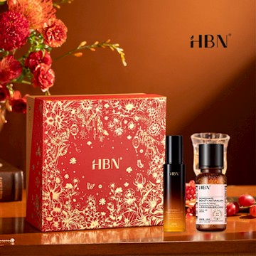 【HBN官方】α-熊果苷亮白水乳雙星禮盒組(特證版發光水+原白乳)