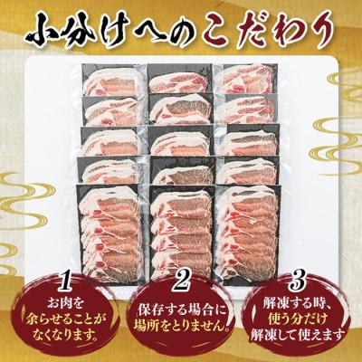 ふるさと納税 釧路町 豚肉 ロース スライス 小分け 北海道産 200g×15パック(計3kg)ブランド ゆめの大地