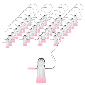 BangJiaShi 幫家適 掛勾曬衣夾  粉色  30個