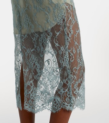 Acne Studios Lace-trimmed shirt dress