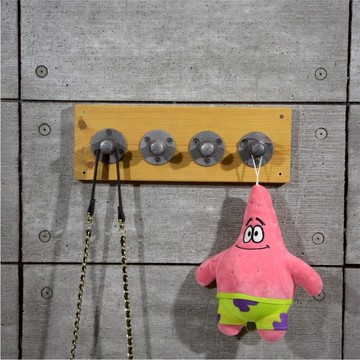 美式鄉村復古水管置物架創意掛鉤