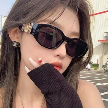 趙露思同款復古歐美風墨鏡多邊形網紅復古辣妹街頭高級感太陽鏡女