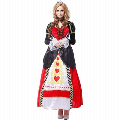 ハートの女王 コスプレ ドレス 衣装 不思議の国のアリス トランプの国 キャラクター 大人 レディース ワンサイズ 通販 Lineポイント最大get Lineショッピング