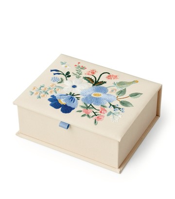 Rifle Paper Co. Medium Embroidered Keepsake Box