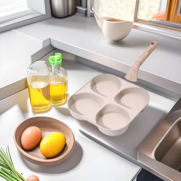 跨境網紅麥飯石煎蛋鍋不粘鍋平底鍋電磁爐通用家用早餐煎鍋專用