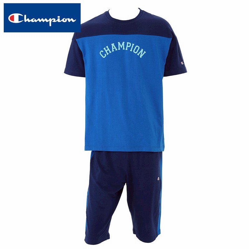 Gunze グンゼ Champion チャンピオン セットアップ 半袖半パンツ メンズ Sale グレー Ll 通販 Lineポイント最大12 0 Get Lineショッピング