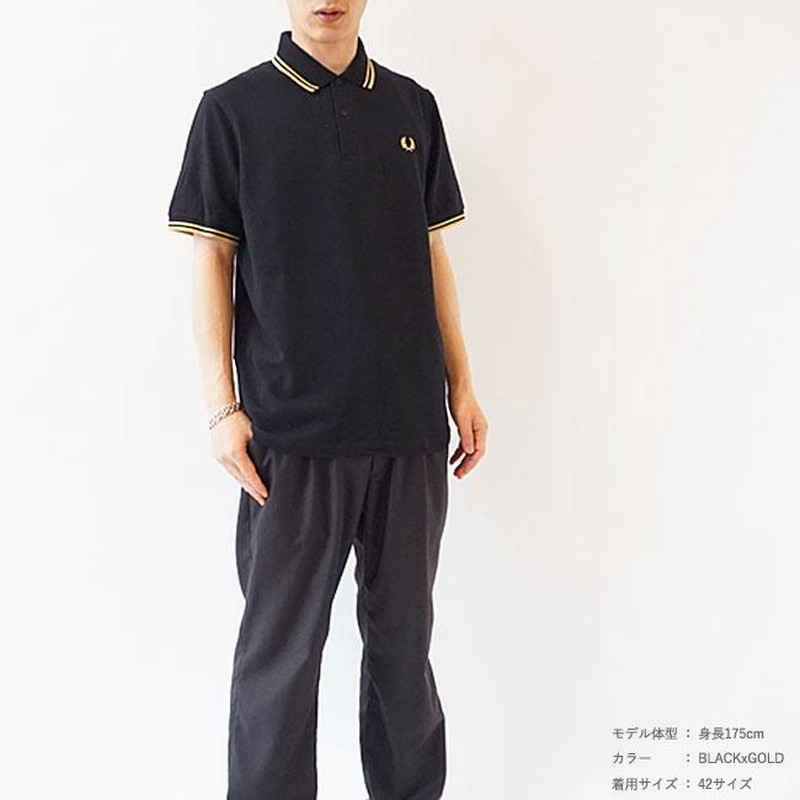 フレッドペリー ポロシャツ メンズ レディース FRED PERRY TWIN TIPPED 