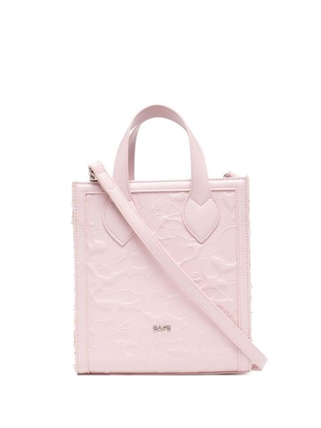 A BATHING APE® - logo-lettering tote bag - women - Polyurethane - One Size - Pink