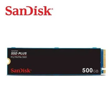 SanDisk SSD Plus 500GB M.2 NVMe PCIe Gen 3.0 M.2 SSD固態硬碟【速達】