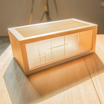 【Hands】十字紋玻璃花窗多元收納盒 - 木榫工藝