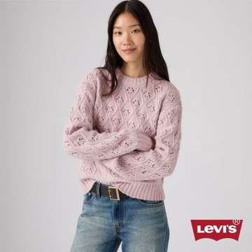 Levi s Zoe 鏤空圓領針織毛衣 / 羊毛混紡 女生上衣 熱賣單品