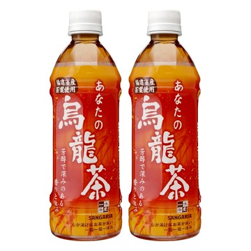 SANGARIA 烏龍茶飲料  500ml  2個