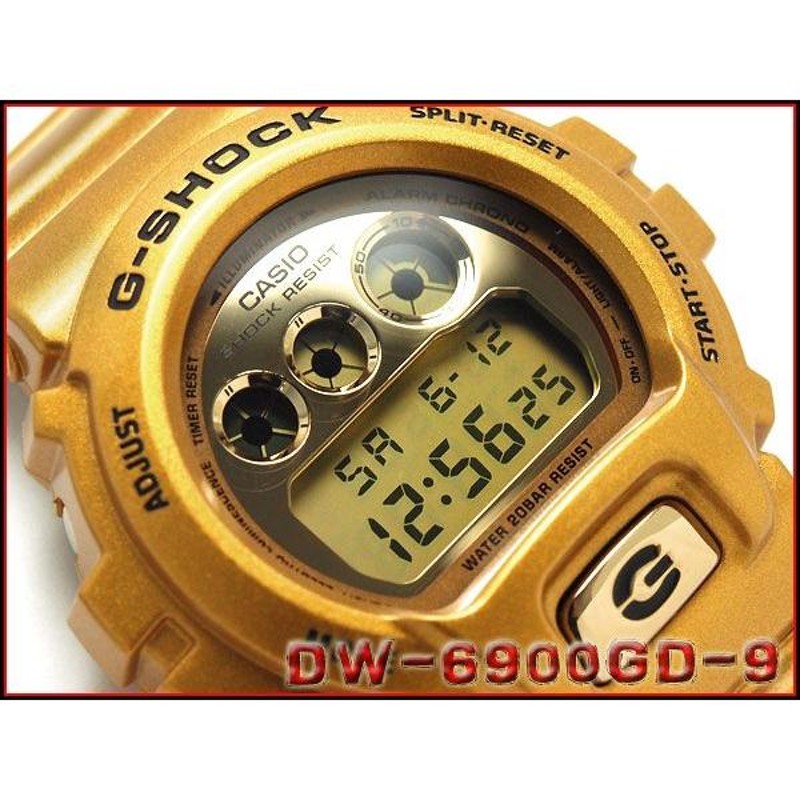 【美品】G-SHOCK  DW-6900GD-9JF  クレイジー ゴールド