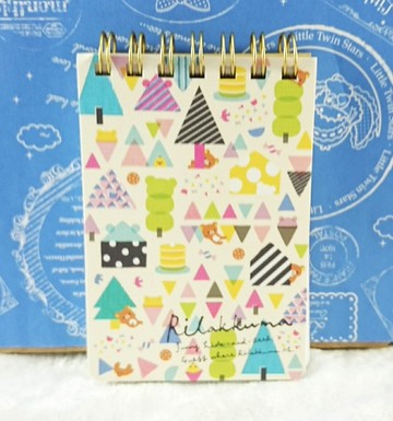 【震撼精品百貨】Rilakkuma San-X 拉拉熊懶懶熊 中便條本 樹 三角型 震撼日式精品百貨