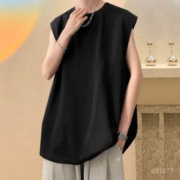 台灣出貨 寬鬆純棉背心 透氣背心 美式背心 無袖背心 寬肩背心 內搭背心 無袖 t恤 運動背心 無袖上衣 涼感背心