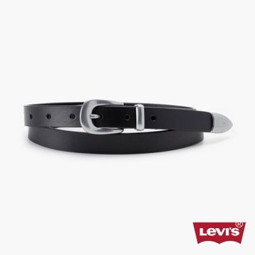 Levi s 真皮皮帶 皮帶金屬尾夾 黑色皮帶 女生皮帶 人氣新品