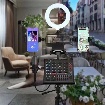 台灣公司 免運 限時下殺 直播聲卡 艾肯iconLive Console電腦手機戶外直播錄音OTG抖音快手網紅設備