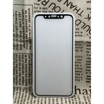 【滿膠2.9D】蘋果 APPLE IPhone X 5.9吋 亮面 黑色 內縮 不卡殼 滿版抗油汙 鋼化玻璃貼硬度9H