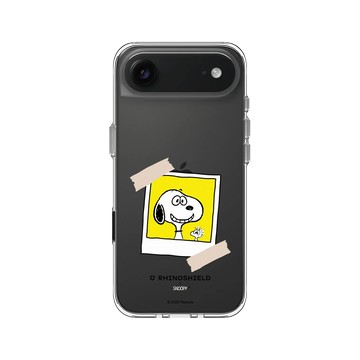 iPhone Air Clear Case（相機按鈕） 透明 - 史努比 Snoopy - 拍立得-來！笑一個