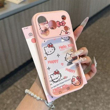 粉色KT秒變蘋果17手機殼適用iPhone16promax全包15大14視窗13女