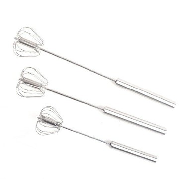 不銹鋼打蛋器半自動奶油雞蛋攪拌器按壓式家用手動小型烘焙工具【宜家良品百貨】