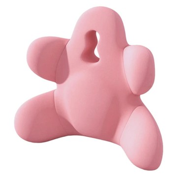 人體工學護背透氣記憶棉腰靠墊  47.7 x 43 x 16cm  粉色