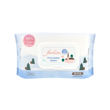 FARLIN EDI超純水濕紙巾 80抽含蓋