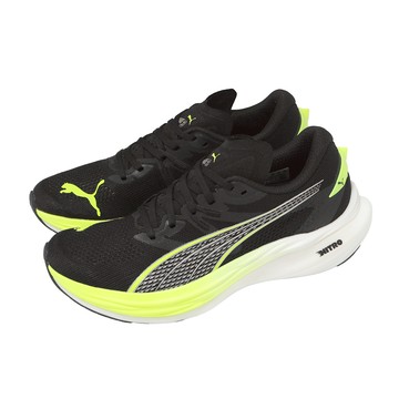 [ACS] Puma 慢跑鞋 Deviate Nitro 3 男鞋 黑 黃 氮氣中底 碳板 輕量 運動鞋 309707-15
