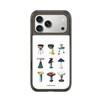 iPhone 17 Pro Max AirX 本質黑 - Sketch Factory - 檯燈素描